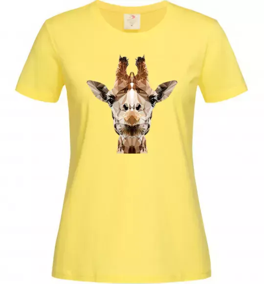 Жіноча футболка Жирафа Лимонний фото