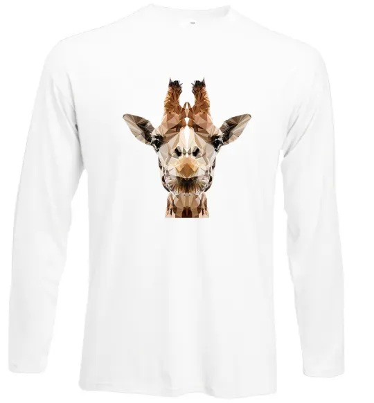 Лонгслів Жирафа Білий фото