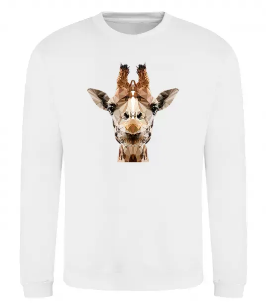 Світшот Жирафа Білий фото