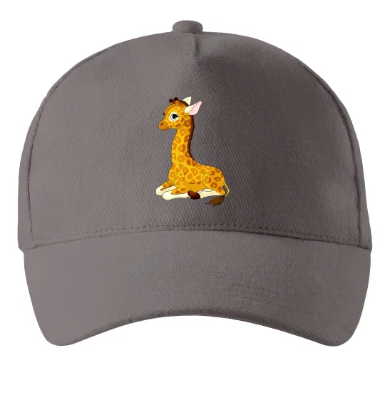 Кепка Жирафа лежить Серый фото