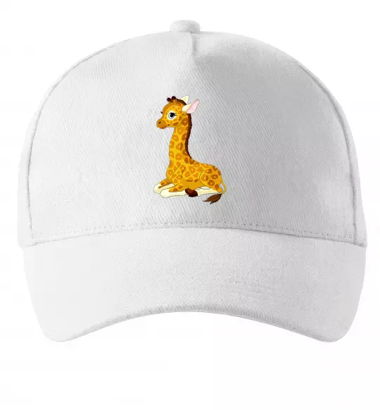 Кепка Жирафа лежить Білий фото