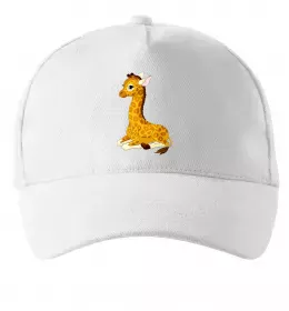 Кепка Жирафа лежить Білий фото