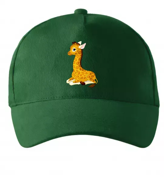 Кепка Жирафа лежить Темно-зелений фото