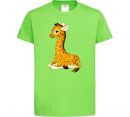 Детская футболка Жирафа лежить