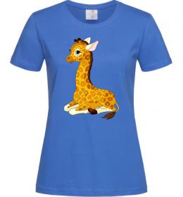 Жіноча футболка Жирафа лежить