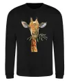 Свитшот Жираф з гілкою Черный Свитшот Жираф з гілкою Черный фото
