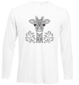 Лонгслив Жирафа з карими очима Лонгслив Жирафа з карими очима