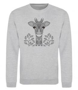 Світшот Жирафа з карими очима Світшот Жирафа з карими очима