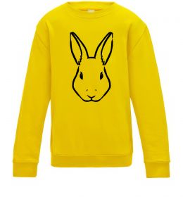 Дитячий світшот Голова зайчика Дитячий світшот Голова зайчика