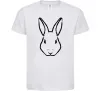 Детская футболка Голова зайчика Белый Детская футболка Голова зайчика Белый фото