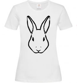 Женская футболка Голова зайчика