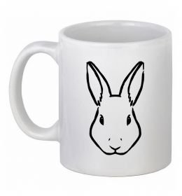 Чашка керамічна Голова зайчика