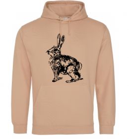 Чоловіча толстовка (худі) Кролик олівцем Чоловіча толстовка (худі) Кролик олівцем