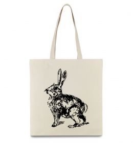 Еко-сумка Кролик олівцем Еко-сумка Кролик олівцем