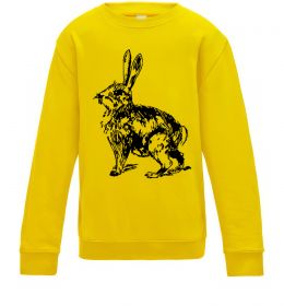 Дитячий світшот Кролик олівцем Дитячий світшот Кролик олівцем