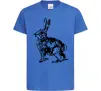 Дитяча футболка Кролик олівцем Яскраво-синій фото