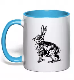 Чашка с цветной ручкой