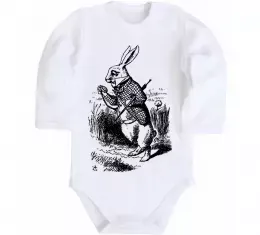 Детский боди I`m late Белый фото Детский боди I`m late Белый фото