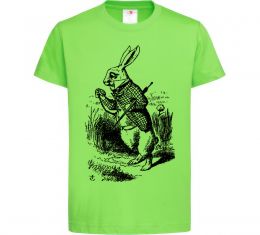 Детская футболка Кролик з годинником