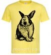 Мужская футболка Кролик кричит Лимонный фото
