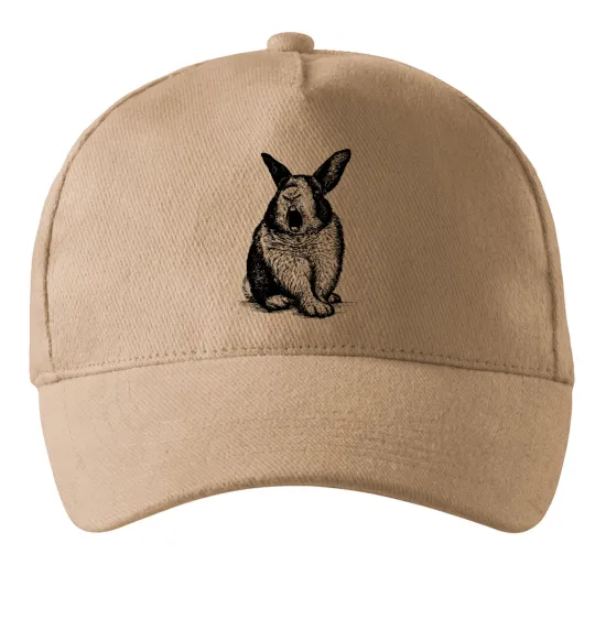 Кепка Кролик кричить Песочный фото