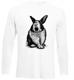 Лонгслив Steampunk rabbit Черный фото