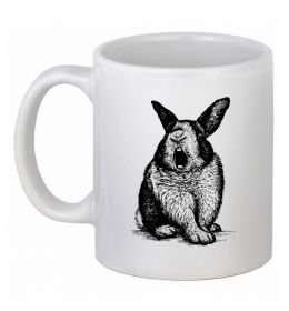 Чашка керамическая Кролик кричить