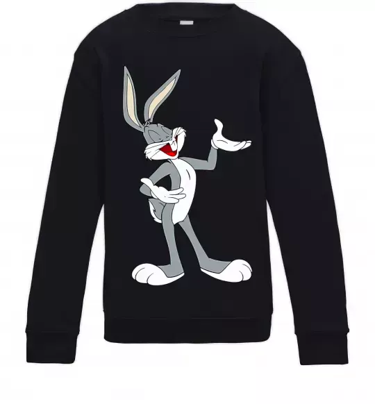Детский Свитшот Бакс Банні Черный фото