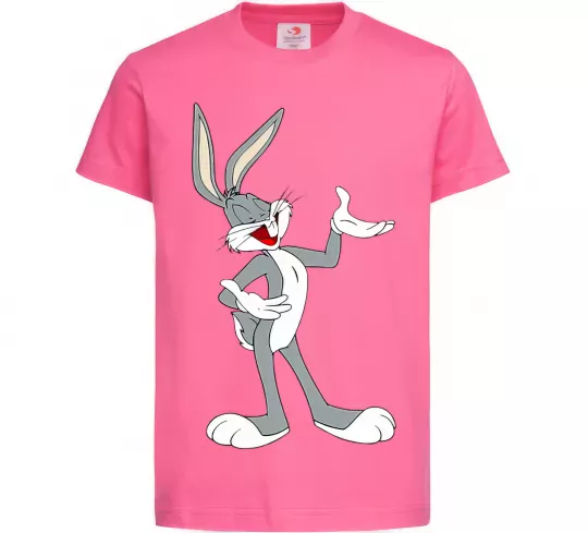 Детская футболка Бакс Банні Ярко-розовый фото