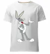 Чоловіча преміум футболка Бакс Банні Білий фото