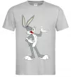 Мужская футболка Бакс Банні Серый фото