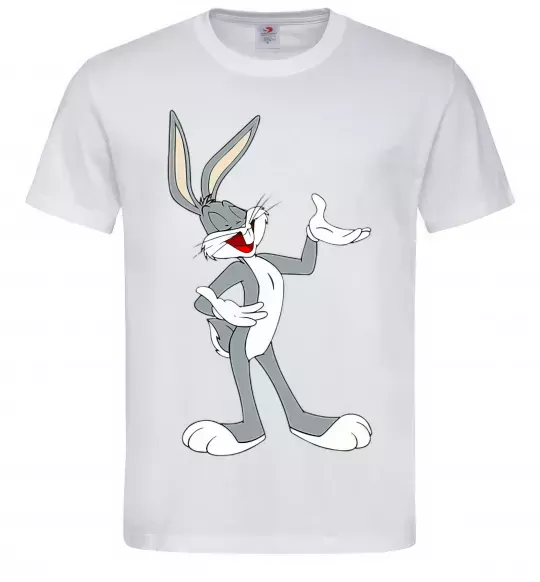 Мужская футболка Бакс Банні Белый фото