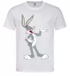Мужская футболка Бакс Банні Белый фото