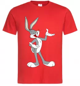 Мужская футболка Бакс Банні Красный фото