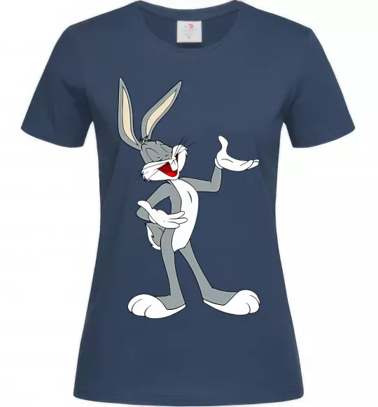 Жіноча футболка Бакс Банні Темно-синій фото