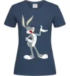 Жіноча футболка Бакс Банні Темно-синій фото
