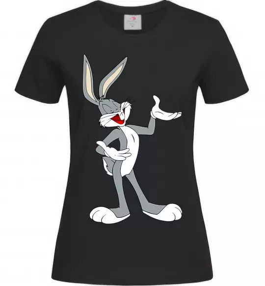 Жіноча футболка Бакс Банні Чорний фото