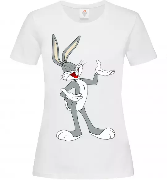 Жіноча футболка Бакс Банні Білий фото