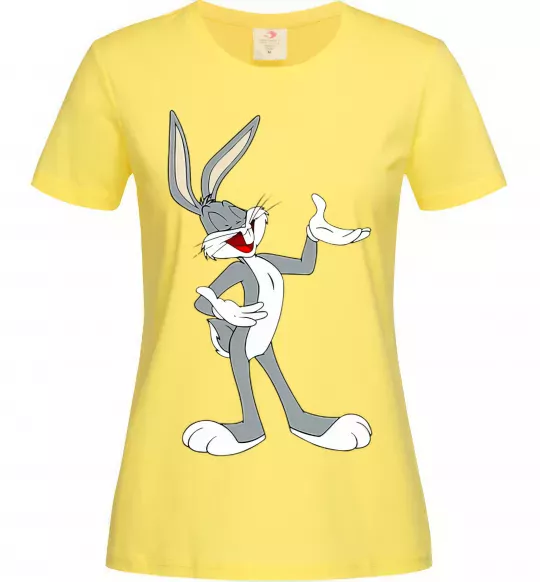 Жіноча футболка Бакс Банні Лимонний фото