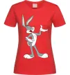 Жіноча футболка Бакс Банні Червоний фото