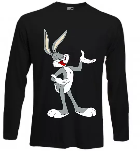 Лонгслів Бакс Банні Чорний фото