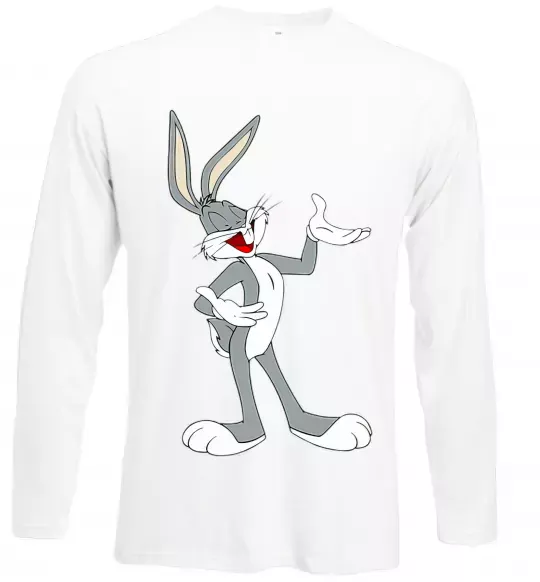 Лонгслів Бакс Банні Білий фото