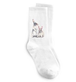 Шкарпетки Кролики акварель