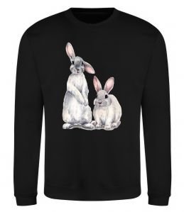 Світшот Кролики акварель Світшот Кролики акварель