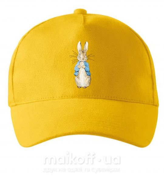 Кепка Кролик в курточке Сонячно жовтий фото
