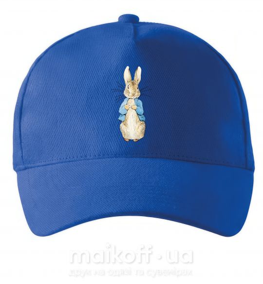Кепка Кролик в курточке Ярко-синий фото