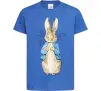 Дитяча футболка Кролик в курточці Яскраво-синій фото