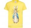 Детская футболка Кролик в курточке Лимонный фото