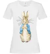 Женская футболка Кролик в курточці Белый фото