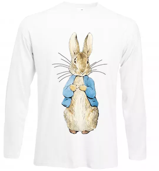 Лонгслив Кролик в курточці Белый фото
